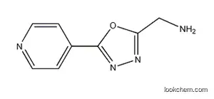 Molecular Structure of 803603-49-8 ((5-(pyridin-4-yl)-1,3,4-oxadiazol-2-yl)methanamine)